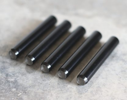 Straight Black One Hitter Pipe