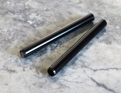 3" Straight Black One Hitter Pipe