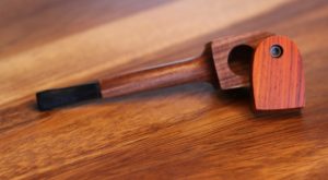 Exotic Wood Swivel Lid Pipes