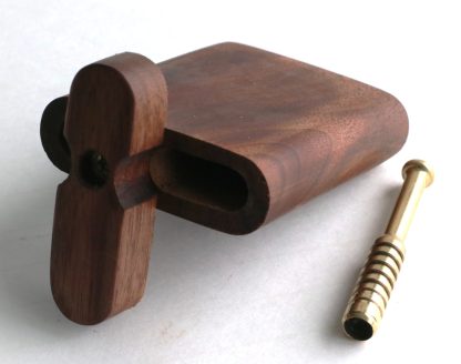 3G Walnut Dugouts with One Hitter Pipe- 3" & 4" Dugouts- American Crafted - Image 7