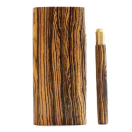 Bocote Wood Slider Lid Dugouts with Quality One Hitter Pipes