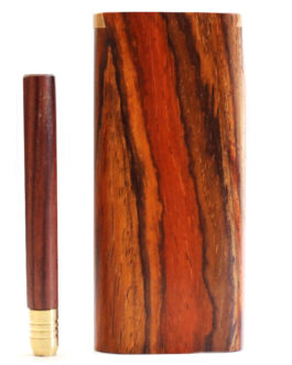 Cocobolo Wood Dugouts and One Hitters- Slider Lid-Handcrafted Functional Art