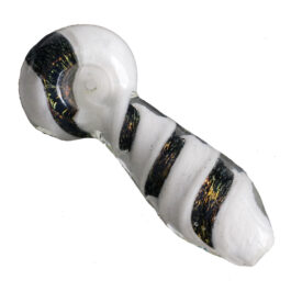 4″ Glass Spoon Pipe- Spoon Bowl- Snow White- Quality handblown American Glass