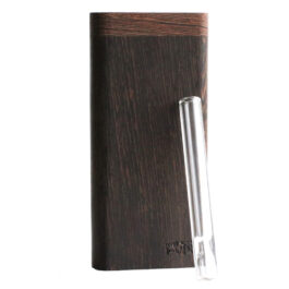 4″ Wenge Wood Dugout- by Futo- Premier Stash Box with One Hitter & Stash Cleaner