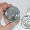 4 Piece Herb Grinder-Silver