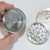 4 Piece Herb Grinder-Silver