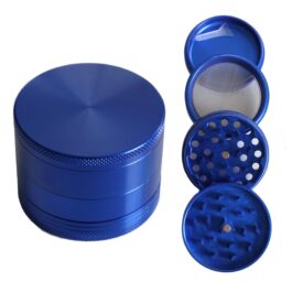 Blue Herb Grinder- 2.5″ 4 Piece Professional Grade herb Grinder