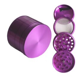 Purple Herb Grinder- 2.5″ 4 Piece Professional Grade herb Grinder