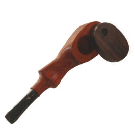 4″ Exotic Wood Pipe-L34 ETCH BODY- Swivel Lid- Perfect Gift for Smokers