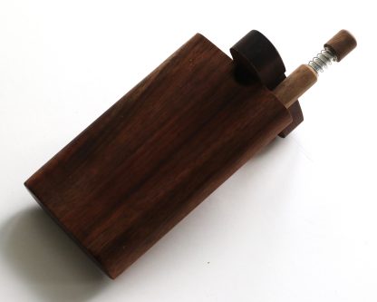 4" Black Walnut Dugout & Spring Loaded Walnut One Hitter-Perfect Match - Image 6