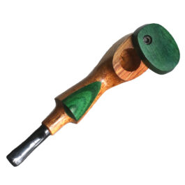 Colorful Exotic Wood Pipes with Swivel Lid- G3 COLOR ETCH BODY- Handcrafted American Pipes