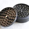 Professional Herb Grinder-3 Piece Metal-Black