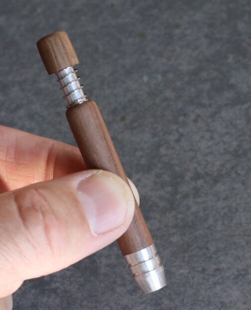 Walnut Spring Loaded Self Eject Pipes