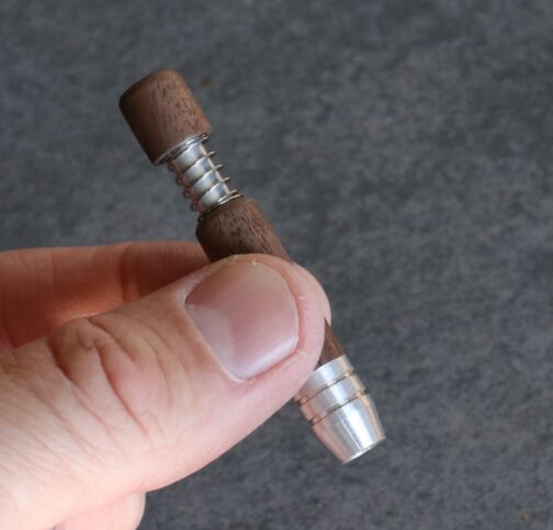 Walnut Spring Loaded Self Eject Pipes