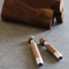 Walnut Spring Loaded Self Eject Pipes