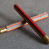 4" Rainbow Wood & Brass Pipes