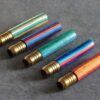 2" Rainbow Wood & Brass Pipes