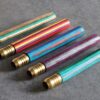 3" Rainbow Wood & Brass Pipes