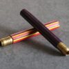 3" Rainbow Wood & Brass Pipes