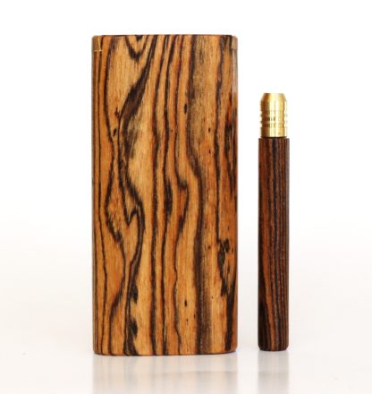 One of a Kind Bocote Slider Lid Dugout & One Hitter Pipe - Image 4