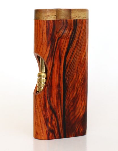 Cocobolo Swivel Lid Dugout & One Hitter-Classy Handcrafted American Stash Box - Image 6