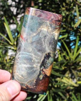 Galaxy Burl Futo Stash Box- Out of this World Wood Dugout- 4″ Burled Wood- Best Quality