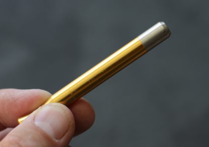 3" Gold Metal One Hitter Pipe