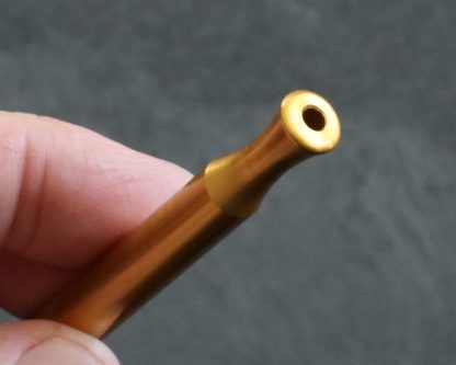 3" Gold Metal One Hitter Pipe