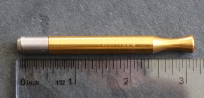 3" Gold Metal One Hitter Pipe