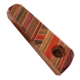 Exotic Wood Pipe-B32-3.75″-American Handcrafted Smoking Pipe