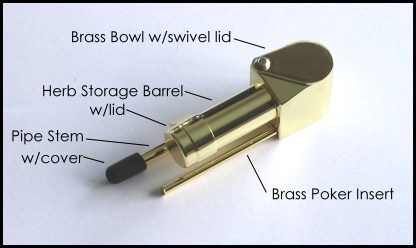 Brass Swivel Lid Pipe