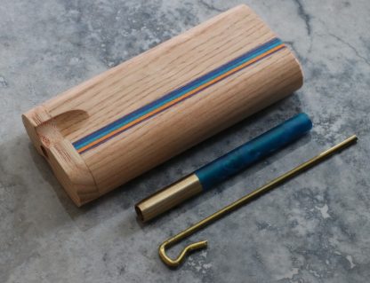 Wood Dugout and One Hitter Pipe