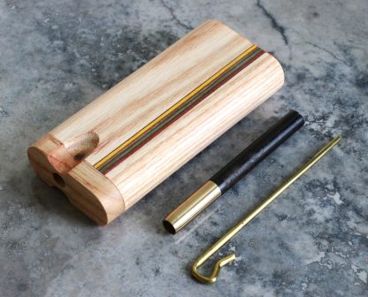 Wood Dugout and One Hitter Pipe