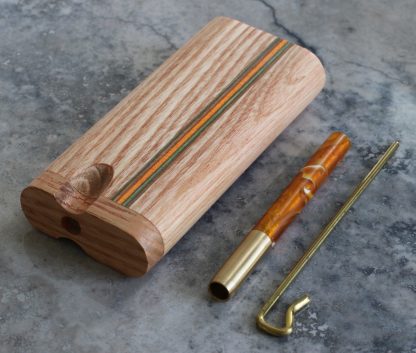 Wood Dugout and One Hitter Pipe