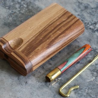 Wood Dugout and One Hitter Pipe