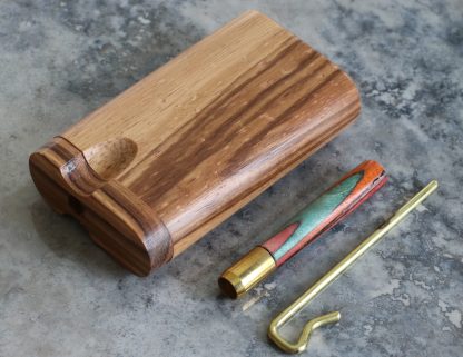 Wood Dugout and One Hitter Pipe