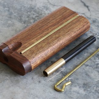 Wood Dugout and One Hitter Pipe