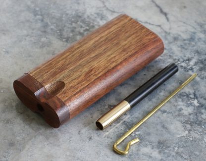 Wood Dugout and One Hitter Pipe