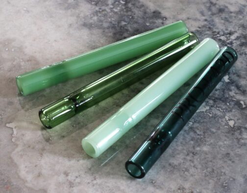 4" Green Glass Hitters