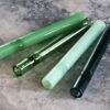 4" Green Glass Hitters