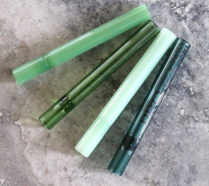 4" Green Glass Hitters