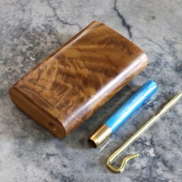 One of a Kind Teak Wood Dugout & One Hitter