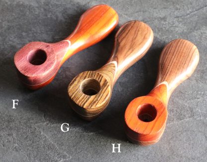 Exotic Wood Pipe-Z23-4"-American Handcrafted Smoking Pipe - Image 3