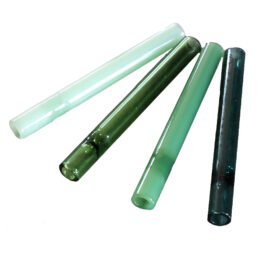 The Green Collection: 4″ Glass Multi Hitter Pipes- Extra Thick Glass & Deep Bowl- Quality Glass Hitter Pipes