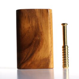 One of a Kind Teak Wood Dugout & One Hitter