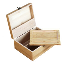 Bamboo Stash Box-Treasure Box-Jewelry Box-Keep Safe-9″ x 7″