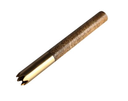 3" Grinder Tip Brass Pipes designed for 4" dugouts-Brass Tube/Wood Cover/Brass Poker included - Image 2