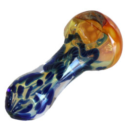 4″ Glass Spoon Pipe- Snake Charmer 100mm