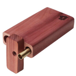 4″ American Cedar Wood Dugout & One Hitter Pipe