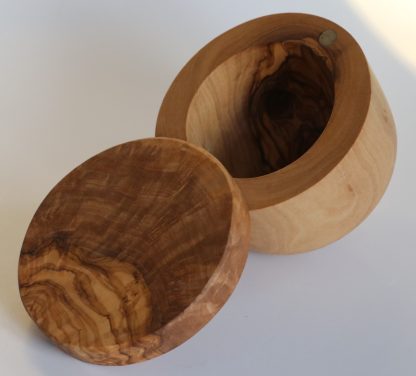 Olive Wood Storage Jar